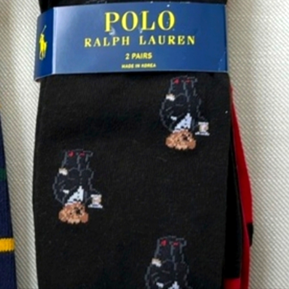 2 pairs of mens Ralph Lauren Polo Socks Brand NEW with Tags